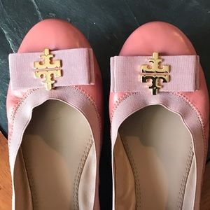 Tory Burch Sedgewick Ballet leather ballet flats Sz 9 M